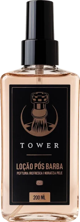 Loção pós-barba, Tower, com álcool